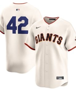 San Francisco Giants Nike 2024 Jackie Robinson Day Home Limited Jersey?¨C Cream
