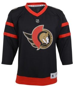 Alternative view of Ottawa Senators Preschool Replica Jersey - Black