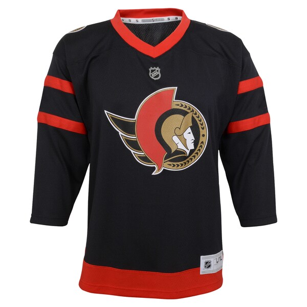 Ottawa Senators Preschool Replica Jersey - Black - Image 2