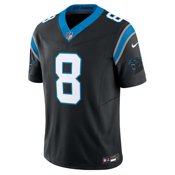 Jaycee Horn Carolina Panthers Nike Vapor F.U.S.E. Limited Jersey - Black/Blue - Image 3