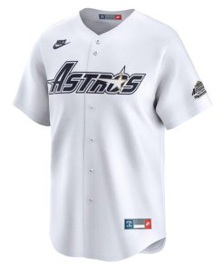 Alternative view of Jeff Bagwell Houston Astros Nike Throwback Cooperstown Collection Limited Jersey - White