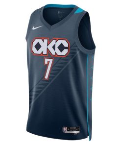 Alternative view of Chet Holmgren Oklahoma City Thunder Nike Unisex 2025/26 Swingman Jersey - Navy - City Edition