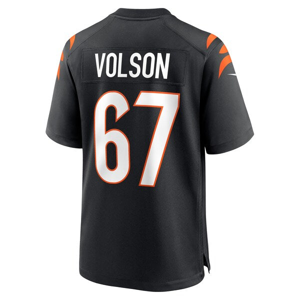 Cordell Volson Cincinnati Bengals Nike Game Player Jersey - Black - Image 3