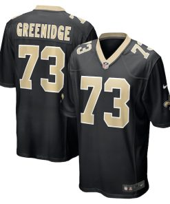 Ethan Greenidge New Orleans Saints Nike Game Jersey - Black