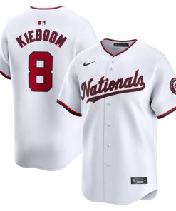 Carter Kieboom Washington Nationals Nike Home Limited Player Jersey - White