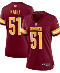 Ale Kaho Washington Commanders Nike Women's Team Game Jersey -  Burgundy