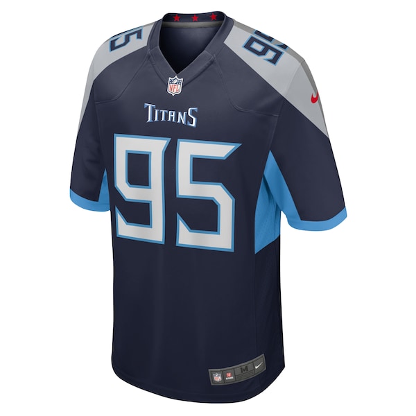 Kyle Peko Tennessee Titans Nike Team Game Jersey - Navy - Image 2