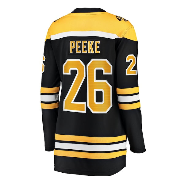 Andrew Peeke Boston Bruins Women's Home Breakaway Jersey - Black - Image 3