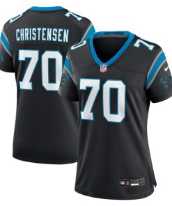 Brady Christensen Carolina Panthers Nike Women's Team Game Jersey - Black