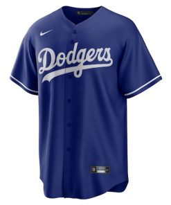 Alternative view of Los Angeles Dodgers Nike Big & Tall Alternate Replica Team Jersey - Royal