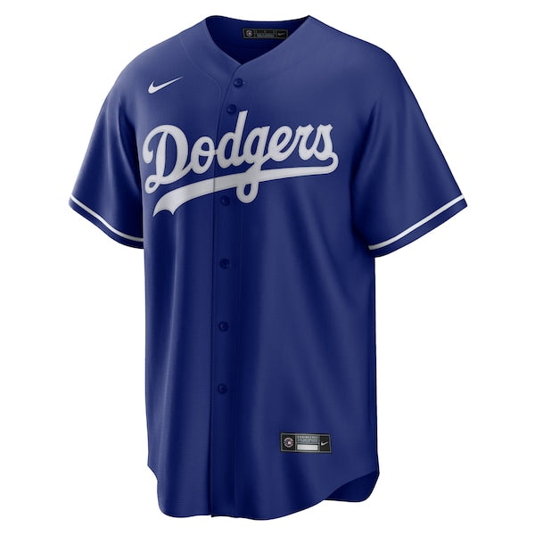 Los Angeles Dodgers Nike Big & Tall Alternate Replica Team Jersey - Royal - Image 2