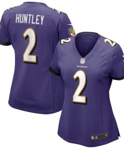 Tyler Huntley Baltimore Ravens Nike Women's Game Jersey - Purple
