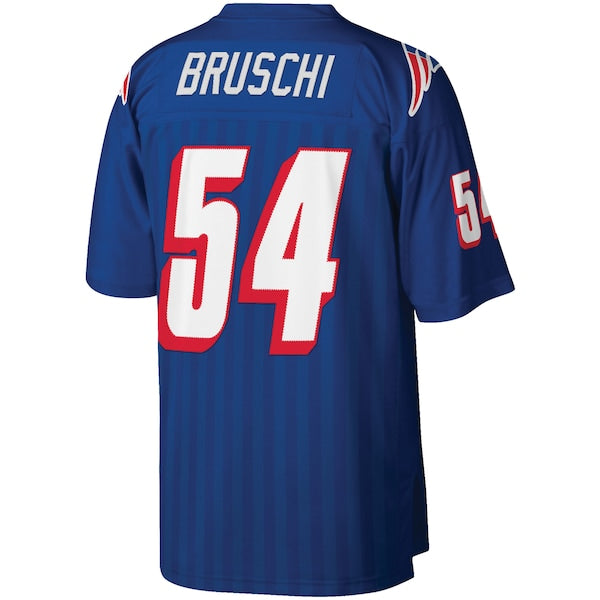 Tedy Bruschi New England Patriots Big & Tall 1996 Retired Player Replica Jersey - Royal - Image 3