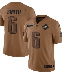 DeVonta Smith Philadelphia Eagles Nike 2023 Salute To Service Limited Jersey - Brown