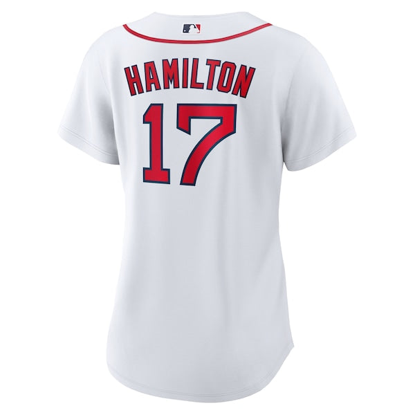David Hamilton Boston Red Sox Nike Women's Home Replica Jersey - White - Image 2