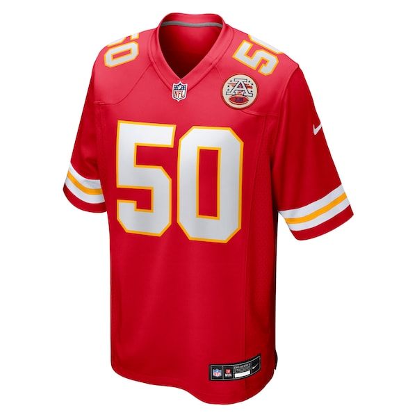 Brandon George Kansas City Chiefs Nike Team Game Jersey - Red - Image 2