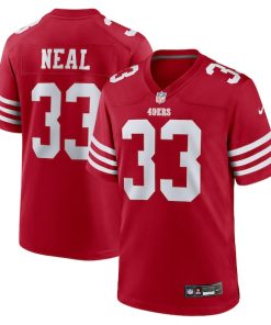 Siran Neal San Francisco 49ers Nike Team Game Jersey -  Scarlet