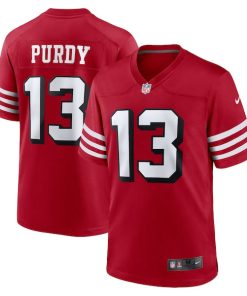 Brock Purdy San Francisco 49ers Nike Alternate Game Player Jersey - Scarlet