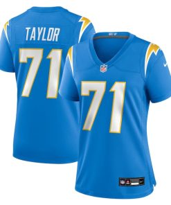 Branson Taylor Los Angeles Chargers Nike Women's Team Game Jersey -  Powder Blue