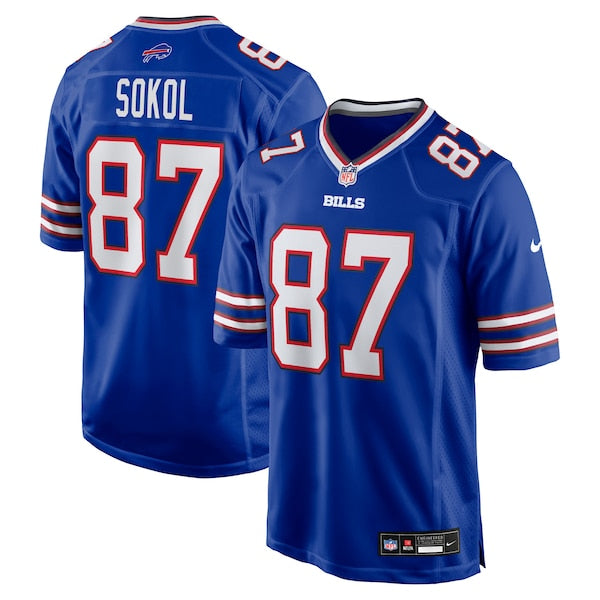 Matt Sokol Buffalo Bills Nike Team Game Jersey - Royal