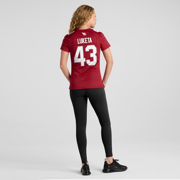 Jesse Luketa Arizona Cardinals Nike Women's Game Jersey - Cardinal - Image 6