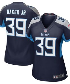 Alternative view of Darrell Baker Jr Tennessee Titans Nike Women's  Game Jersey -  Navy