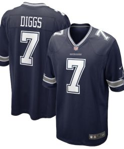 Trevon Diggs Dallas Cowboys Nike Game Jersey - Navy/White