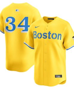 David Ortiz Boston Red Sox Nike City Connect Retired Player Jersey - Gold
