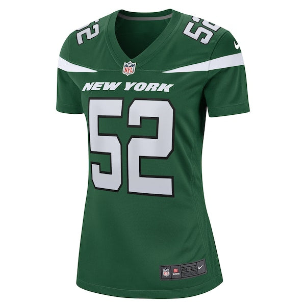 Sam Eguavoen New York Jets Nike Women's Game Jersey - Gotham Green - Image 2