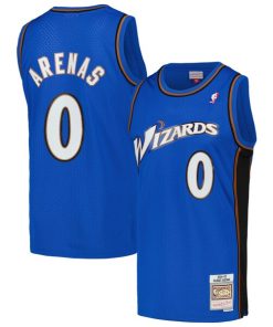 Gilbert Arenas Washington Wizards  2004/05 Hardwood Classics Swingman Jersey - Blue