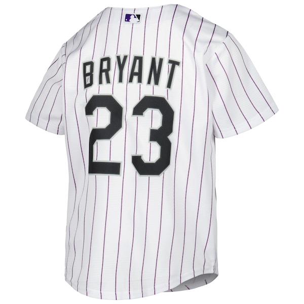 Kris Bryant Colorado Rockies Nike Youth Alternate Replica Player Jersey - White - Image 3
