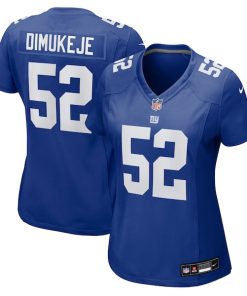 Victor Dimukeje New York Giants Nike Women's Team Game Jersey -  Royal