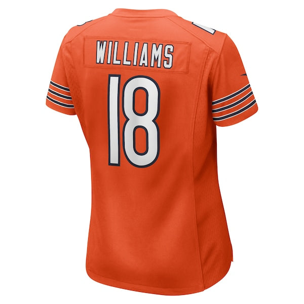 Caleb Williams Chicago Bears Nike Women's Alternate 2024 NFL Draft Game Jersey - Orange - Image 3