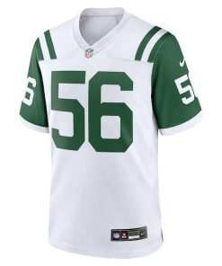 Alternative view of Quincy Williams New York Jets Nike Alternate Game Jersey -  White
