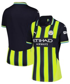 Manchester City Puma Women's 2024/25 Away Replica Jersey - Navy