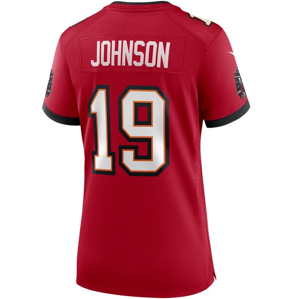 Keyshawn Johnson Tampa Bay Buccaneers Nike Women's Game Retired Player Jersey - Red - Image 3