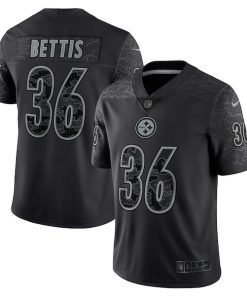 Jerome Bettis Pittsburgh Steelers Nike Retired Player RFLCTV Limited Jersey - Black