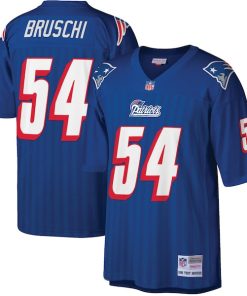 Tedy Bruschi New England Patriots Big & Tall 1996 Retired Player Replica Jersey - Royal
