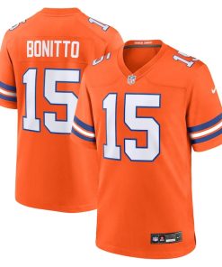 Nik Bonitto Denver Broncos Nike Alternate 2 Mile High Collection 1977 Throwback Game Jersey -  Orange