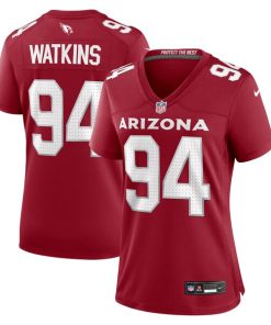 Carlos Watkins Arizona Cardinals Nike Women's Game Player Jersey - Cardinal