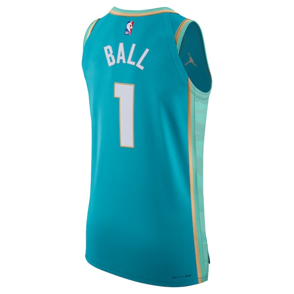 Jordan Brand LaMelo Ball Charlotte Hornets Authentic Jersey - City Edition - Teal - Image 3