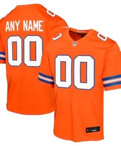 Denver Broncos Nike Youth Mile High Collection 1977 Throwback Custom Game Jersey - Orange
