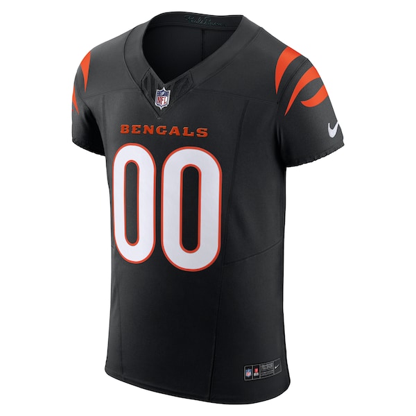 Cincinnati Bengals Nike Team Vapor F.U.S.E. Elite Custom Jersey - Black - Image 2