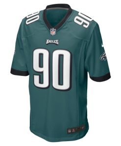 Alternative view of Jordan Davis Philadelphia Eagles Nike Player Game Jersey - Green