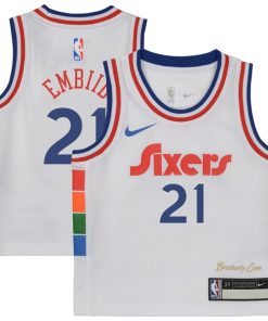 Joel Embiid Philadelphia 76ers Nike Toddler 2024/25 Swingman Player Jersey - City Edition - White