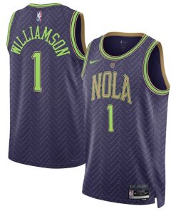 Zion Williamson New Orleans Pelicans Nike Unisex 2024/25 Swingman Player Jersey - City Edition - Purple