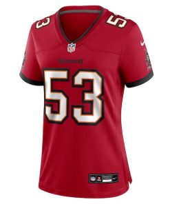 Alternative view of Deion Jennings Tampa Bay Buccaneers Nike Women's Team Game Jersey -  Red
