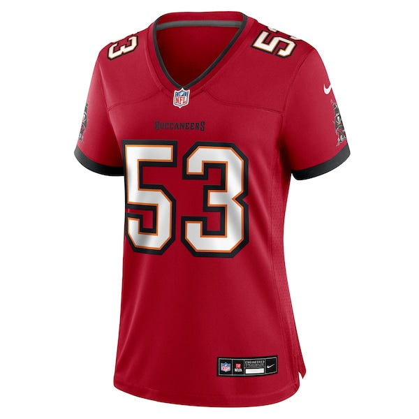 Deion Jennings Tampa Bay Buccaneers Nike Women's Team Game Jersey - Red - Image 8