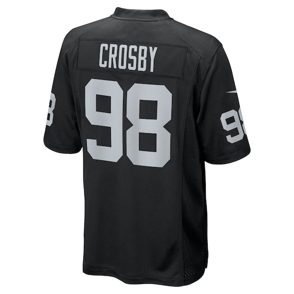 Maxx Crosby Las Vegas Raiders Nike Game Jersey - Black - Image 3