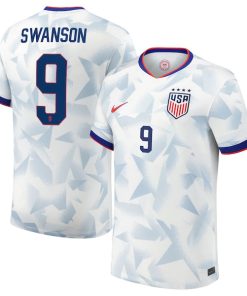 Mallory Swanson USMNT Nike Youth 2025 Home Replica Player Jersey - White